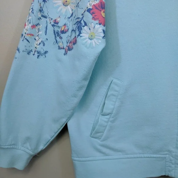 Vintage 90's Floral Fleece/Jacket - Picture 6 of 6